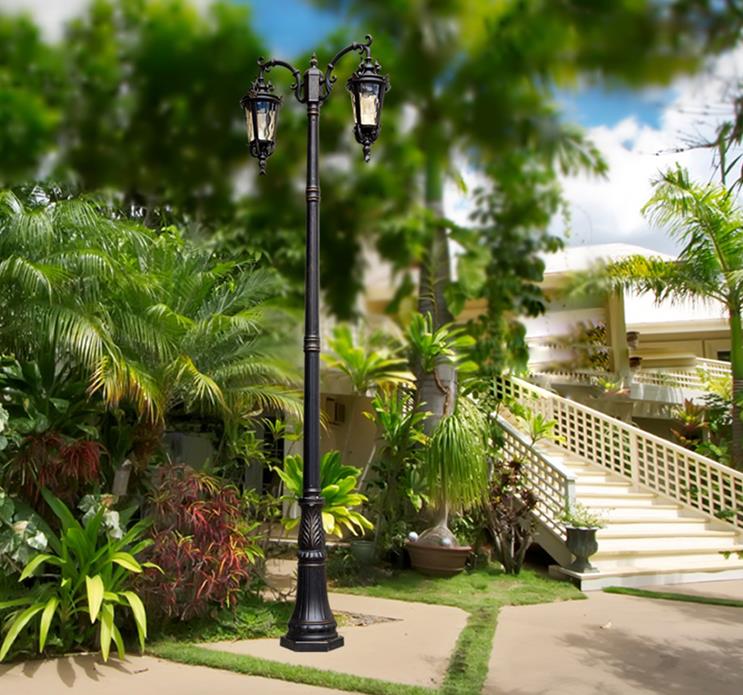 2,6m 1-3 60W Marseille house traditional outdoor column lamps