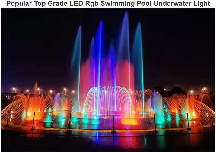 Populárne vodné svetlo najvyššieho stupňa LED Rgb